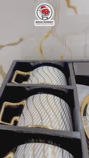 Ensemble tasses et sous-tasses