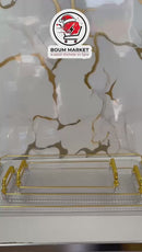 Ensemble de 3 Plat de service