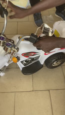 Moto électrique enfant 1‑4 ans – batterie 6V, lumières LED, Dakar