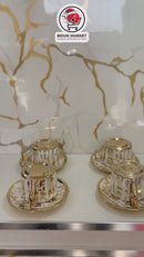 Ensemble tasses et sous-tasses