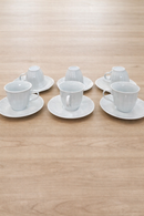 Ensemble tasse avec sous-tasse petit déjeuner,6 pièce - Boummarket