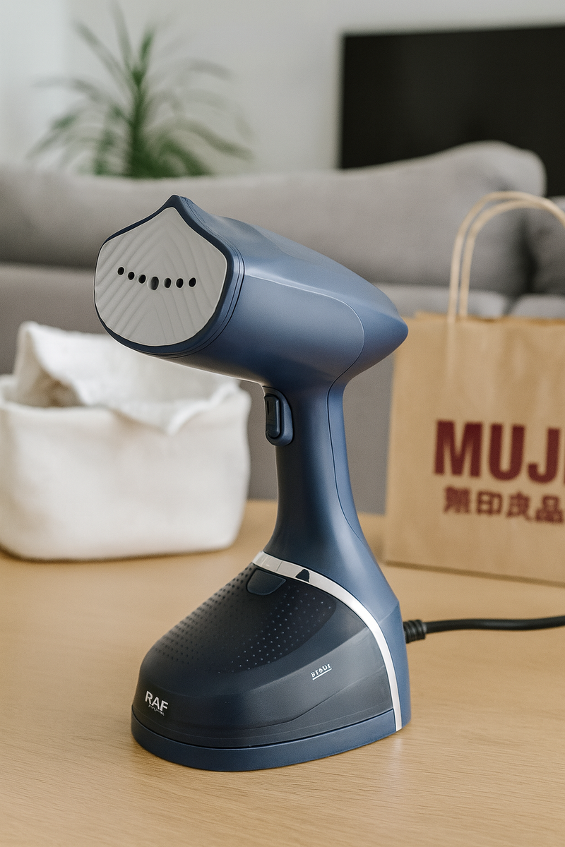 Défroisseur vapeur portable RAF – 1500W de puissance pour un repassage rapide et efficace