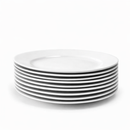 Assiettes blanches en porcelaine – 26 cm