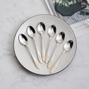 Cuillères petit modèle inox dorées – Lot de 6 pièces - Boummarket