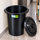 Poubelle en plastique 60 litres avec couvercle