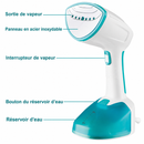 Défroisseur vapeur portable RAF – 1500W de puissance pour un repassage rapide et efficace - Boummarket
