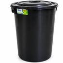 Poubelle en plastique 130 litres avec couvercle