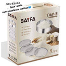 Tamis de cuisine 5 pièces avec différentes mailles