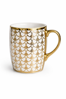 Tasse Porcelaine motif doré - Boummarket