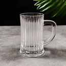 Mug en verre élégant 2 pièce