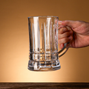 Mug en verre transparent 2 pièce