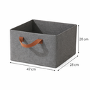 Boîtes de rangement pliables en tissus - Boummarket
