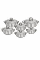 Ensemble Marmites cuisine Aluminiun – 6 Pièces - Boummarket