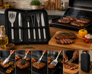 Ensemble d'ustensiles barbecue 6 pcs - Boummarket