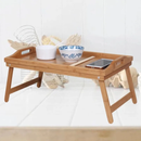 Table pliable en bambou 2 en 1
