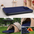 Matelas gonflable 2 places avec 2 oreillers et pompe manuelle - Boummarket