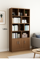 Bibliothèque moderne en bois – 180×100×24 cm | Étagère de rangement design avec portes,livraison gratuite à dakar.