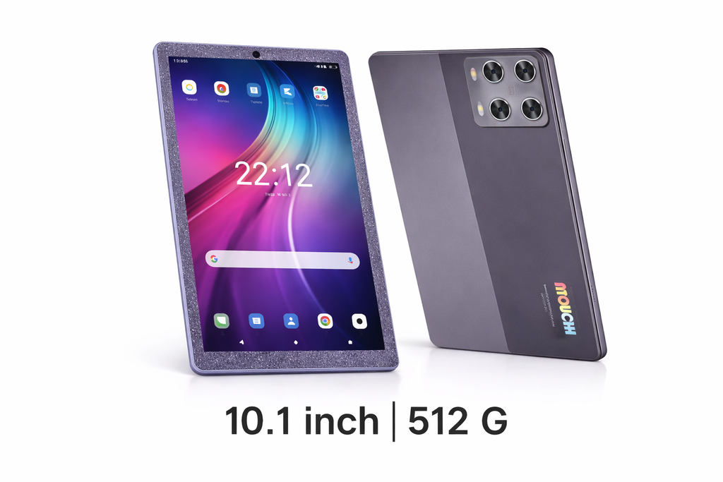 Tablette ATOUCH 10.1 pouces 512 Go avec clavier, souris et accessoires