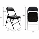 Table pliante + 2 chaises – Compacte & pratique - Boummarket