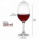 Verre à vin et champagne 320 ml