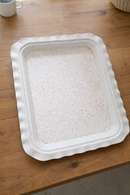 Plateau mélanine incassable grand 48 x 33,5cm - Boummarket