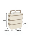 Boîte à Lunch conservation 3 niveaux – 1000 ml