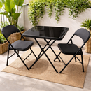 Table pliante + 2 chaises – Compacte & pratique - Boummarket