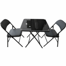 Table pliante + 2 chaises – Compacte & pratique - Boummarket