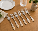 Fourchettes inox dorées – Lot de 6 pièces - Boummarket