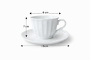 Ensemble tasse avec sous-tasse petit déjeuner,6 pièce - Boummarket