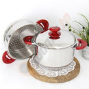 Vente Couscoussier 8L en Inox Dakarlux - Boummarket