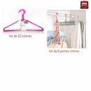 Pack: porte cintres +cintres en fer - Boummarket