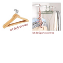 Portes cintres + cintres en bois - Boummarket