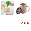 Pack tasse plus batteur électrique - Boummarket