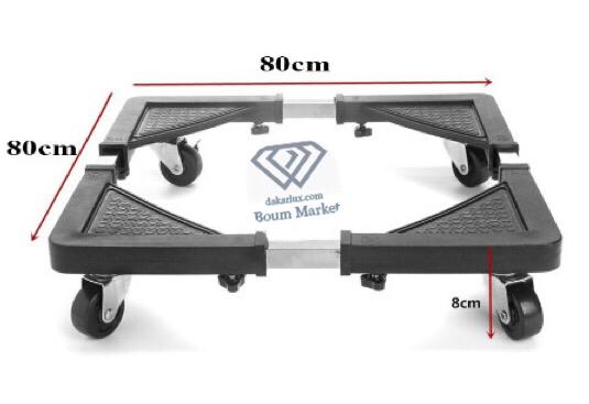 Support amovible rétractable avec roulettes | Rouleau, pour Machine à laver, Base de réfrigérateur Mobile, support de Base pour réfrigérateur de cuisine - Boum market