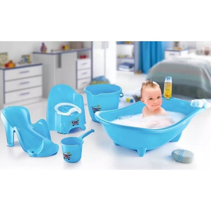 Ensemble de baignoire en plastique pour bébé 5 pièces