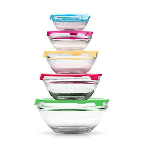 Set de 5 bols en verre - Dakar Lux